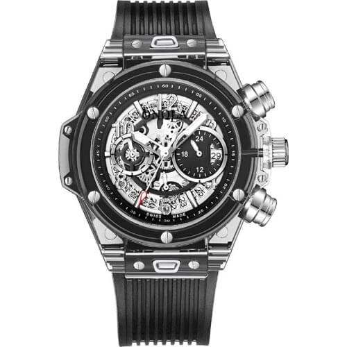 New Top Brand Luxury Quartz Watch for Men Waterproof Sport Mens Watches Silicone Bracelet Male Wristwatches Relogio Masculino