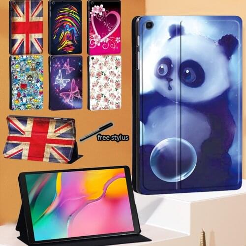 Old Image Series Tablet Case for Samsung Galaxy Tab A 8.0" 2019 9.7" 10.1" 10.5"/Tab A A6 10.1"/ S5e 10.5/S6 Lite/A7 10.4" + Pen