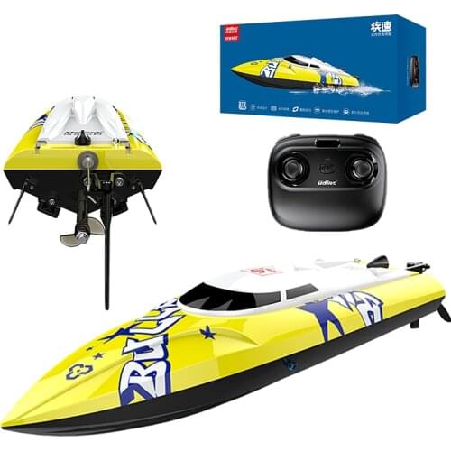 Childrens Toy Electronic Remote Control Boat High Speed 2.4Ghz Racing Speed Boat Toy Gift