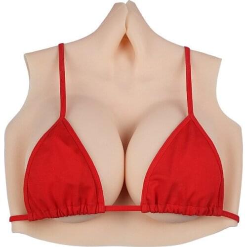 Artificial Silicone Breast Smart L-code Heated Fake Chest Form Transgender Crossdresser Male To Female Realistic Crossdressing