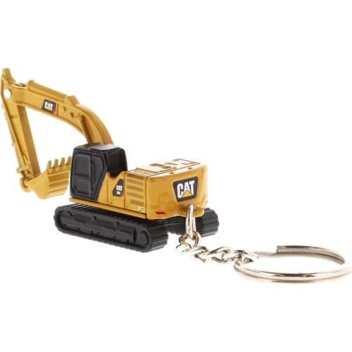 Diecast CAT 320 Engineering Vehicle Model Toy Keychain Pendant Alloy Excavator Small Gift Decoration Souvenir Excavator Model