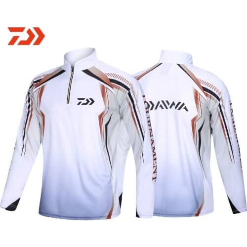 New Daiwa Fishing Clothing Long Sleeve thin fishing jacket Outdoor Sport Fishing Shirt Breathable Quick Dry Fishing Clothes