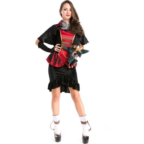 Scary Halloween Costumes for Women Vampire Sexy Adult Witch Dress Cosplay