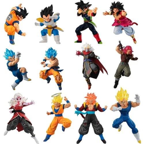 Bandai Dragon Ball Super Figure Series14 15 16 Goku Broli Burdock Vegeta Torankusu Android 21 Gogeta Action Figure Gashapon Toys