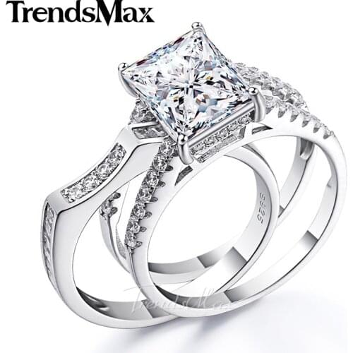 Trendsmax Women's Silver Rings