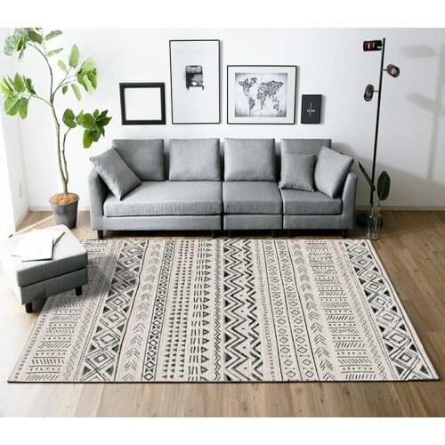 Turkish wind carpet modern minimalist American carpet living room coffee table Nordic bedroom bedside house wash carpet