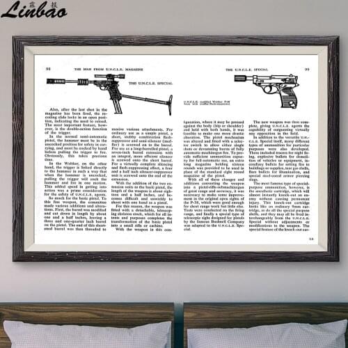 V409 1965 U.N.C.L.E. Weaponry! Vintage Classic Movie Print Silk Poster Home Deco Wall Art Gift