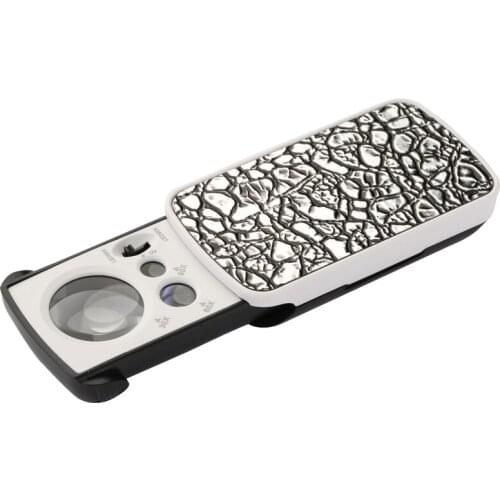 Pull out high-definition magnifying glass 30 times, Mini portable magnifying glass 90 times, Identification tool