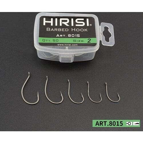 100pcs Coated High Carbon Steel Barbed hooks Carp Fishing Hooks Pack 8015 Tackle Accessories