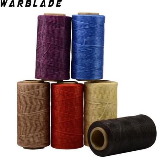 260m 1mm Waxed Cord Polyester Cotton Cord Leather Thread Sewing Threads For Shoes Luggage Bracelet Jewelry Making Accessories