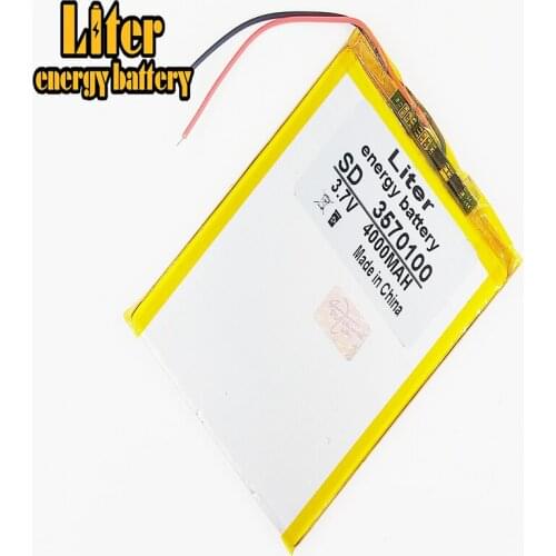 3570100 3.7V 4000mah Lithium polymer Battery with Protection Board For 7 inch Tablet PC