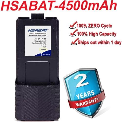 Top Brand 100% New 4500mAh BL-5 UV-5R Battery for Baofeng Walkie Talkie BF-F8 UV5R UV-5RE UV-5RA 5RB 5RL F8+ F8HP in stock