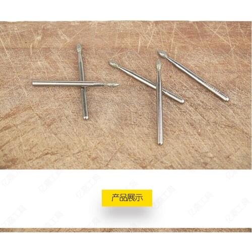 High quality diamond grinding needle Short grain grinding head Jade diamond carving and polishing rod NO.C0329