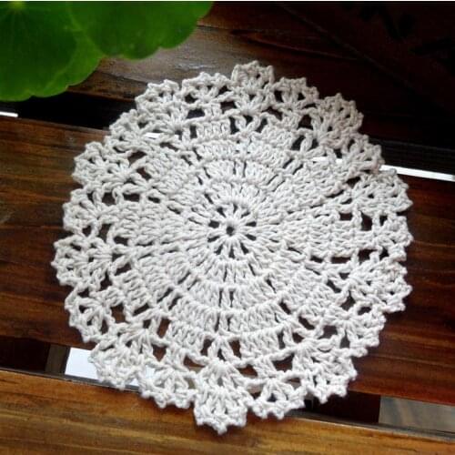 Free shipping Janpan style 12 pic/lot round fabric doilies for home decor place mat potholders dinner table accessories cup mat