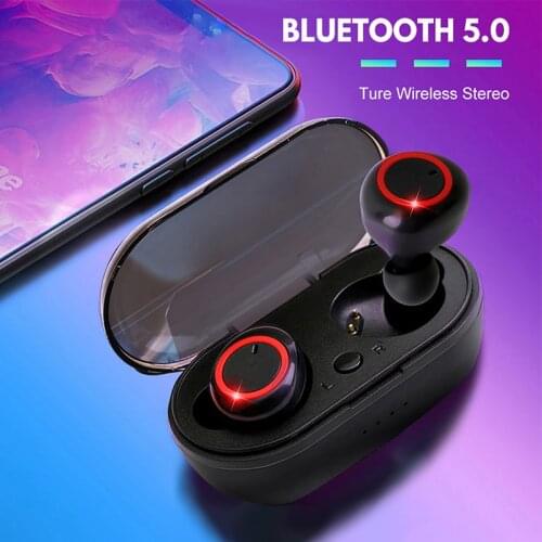 A2 TWS Earphones Wireless 5.0 Bluetooth Headphones Stereo Sport Hifi Long Battery Life Noise Reduction Headset with Charging Box