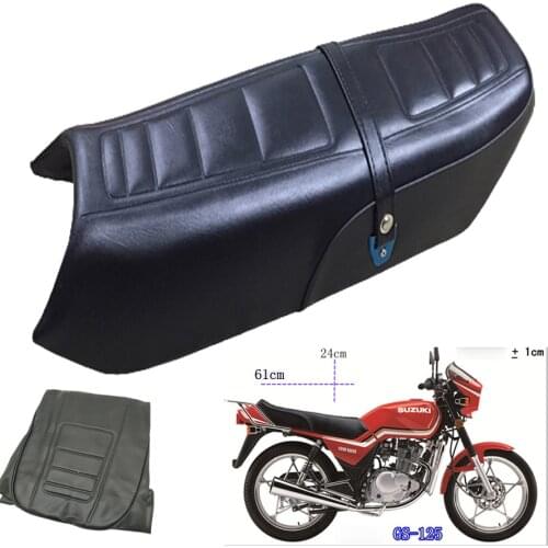 A546 Motorcycle Seat Cover For Suzuki GN125 GS125 GS220 Seat Leather Cover Waterproof Protecting Cushion Cover