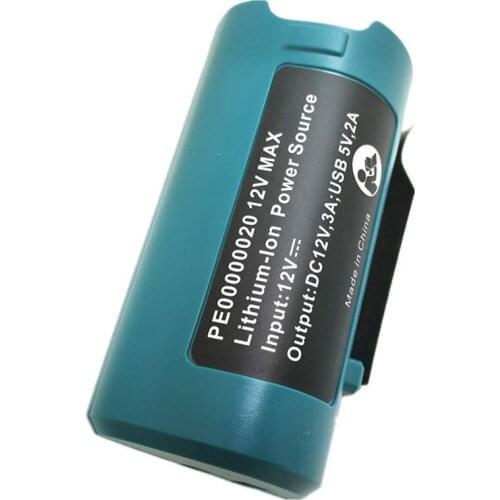 Hot Usb Power Source for Makita Pe00000020 Heated Jackets Charger Adapter Converter 10.8V/12V Lithium-Ion Bl1013 Bl1014