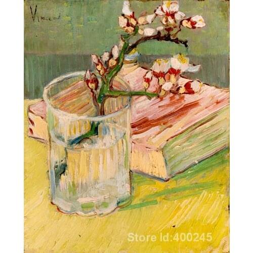 Flower Paintings by Vincent Van Gogh Nature Morte Branche d Amandier wall art Hand painted High quality