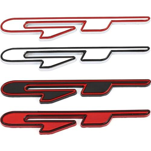 2x GT Emblem Car Fender Rear Trunk Metal Badge Fits KIA Optima Stinger Sport K5