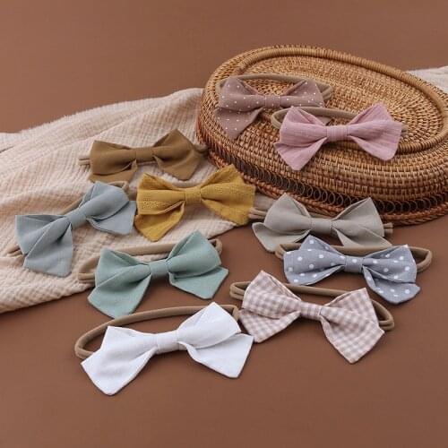 Fashionable Solid Color Hair Ties For Children Hair Bands Headband For Newborns Hairpins For Girls Kawaii Accessories