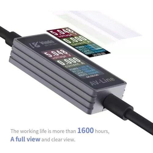 Newest AV-Line Lntelligent Charging Detection Line For Phone Pad Pod Android Type-c Interface Fast charging Data Transmission