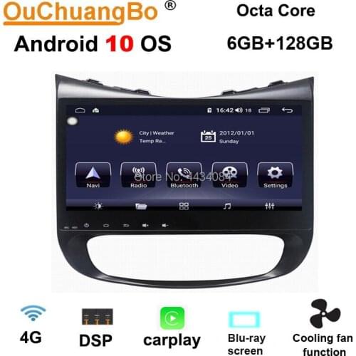 Ouchuangbo IPS Screen Car Multi Media GPS Stereo for Haima S5 Support 8 Core 6GB+128GB 4G Carplay WIFI Android 10 OS