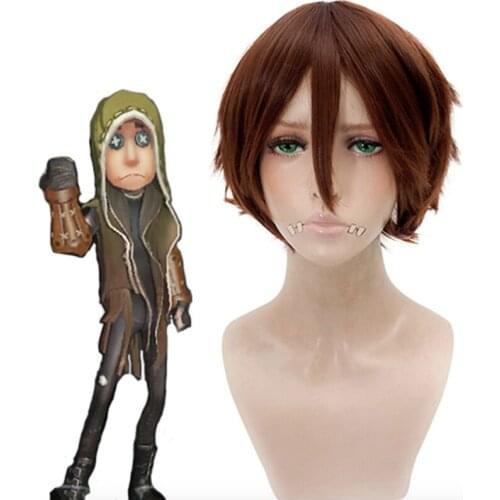 Hot Game Identity V Cosplay Wigs Mercenary Nab Sabeda Cosplay Wig Heat Resistant Synthetic Wigs Halloween Carnival Party Wigs