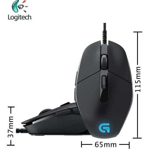 Logitech G302 Wired Gaming Mouse with Breathe Light for PC Game Windows10/8/7 4000DPI USB Interface Support