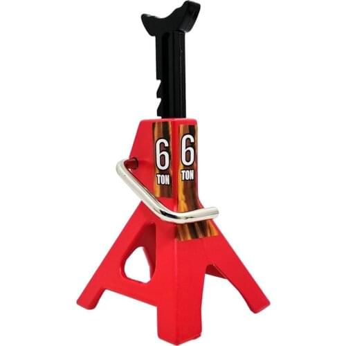 RC Cars Steel 6 Ton Scale Jack Axle Stand Lift Capacity Stand Heavy Duty Support Vehicle Floor Ratchet Jack For TRX4 D90 CC01