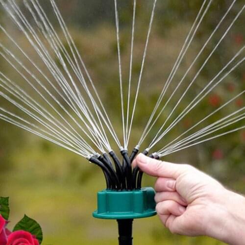 Watering Sprinkler 360 Degree Rotating Noodle Head ABS Lawn Plant Watering Sprayer for Garden Watering Sprinkler