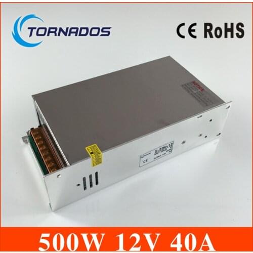 S-500-12) power supply 12v 500w Constant voltage AC to DC 12V 40A dc power unit supply industrial switching LED driver