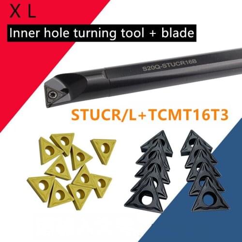 S20R-STUCR16 S25S-STUCR16 Internal Turning Tool Holder TCMT16 Inserts S20R-STUCL16 Lathe Bar CNC Cutting Tools Set