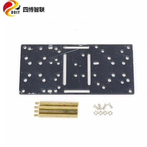 SZDOIT Balance Car Acrylic Panel Frame Bottom Plate RC Robot Car Chassis Part Free Copper Column Screws DIY