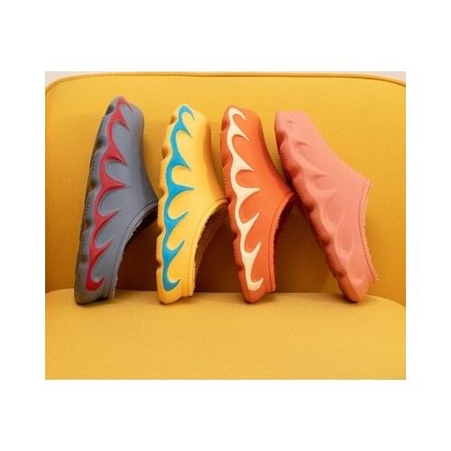 Couples Waterproof Shoes Winter Warm Plush Anti-Slip Indoor Home Slippers Soft Sole Comfortable Shoes Women Men Footwear Female