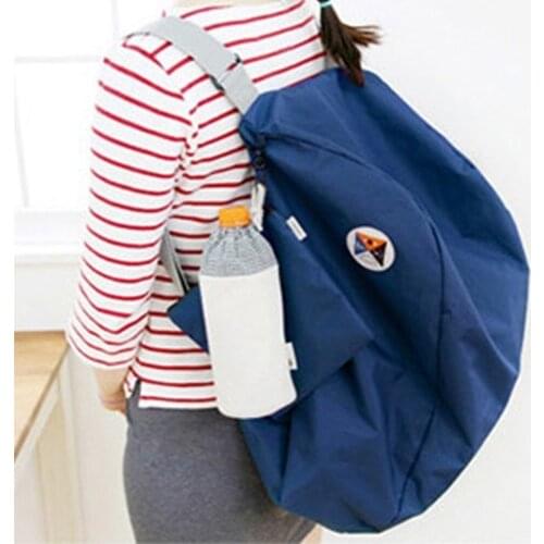 ZKNOC 1pc Multifunctional Foldable Backpack Shoulder Bags Cross storage Bag Easy To Carry Bag Casual Backpack for Women Girl