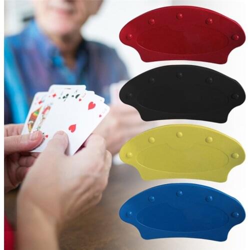 1 Pcs Poker Seat Playing Card Stand Holders Lazy Poker Base Game Organizes Hands for Easy Play Christmas Birthday Party