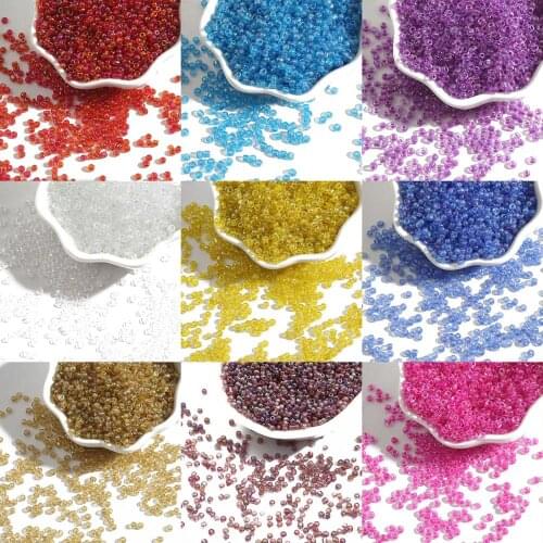 150-1000pcs 2/3/4mm 15 colors Czech Glass Beads Crystal Seed Round Hole Beads For DIY Jewelry Making Handmade DIY