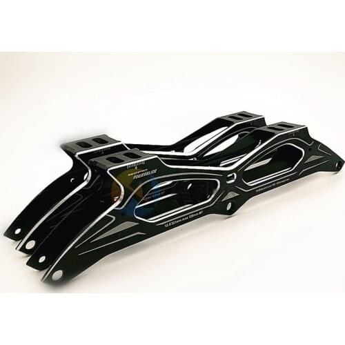 3*125mm Inline Speed Skate Frame for 125mm Inline Skating Wheel for Powerslide Matter Wheels with Light Alloy CNC 165mm 195mm