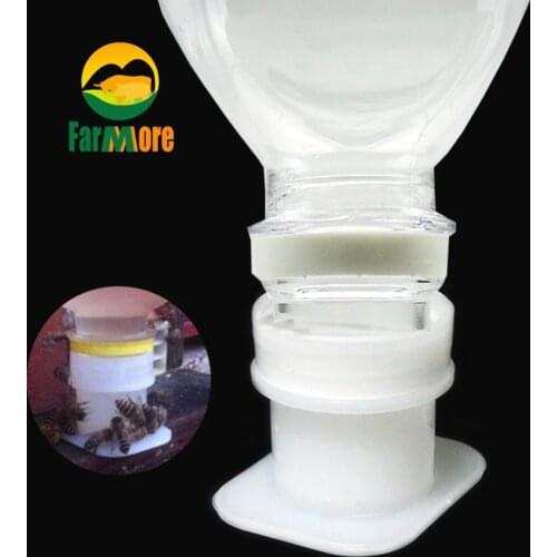 5/10/15Pcs Bee Drinking Fountain Plastic Queen Bee Insect Waterer Easy To Install Beehive Beekeeping Tools