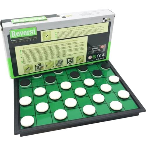 64 Pcs Hot Magnetic Portable Folding Reversi Othello Chess Standard Educational Home Parent-children Checkers Family Board Games