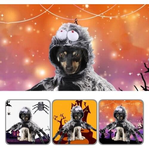 Skin-friendly Creative Fun Dog Cats Costume Accessory Cotton Dog Costume Outfit Fastener Tape Closure for Large Dogs