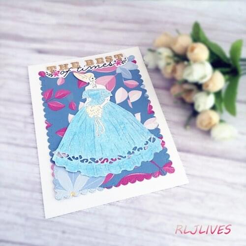 Girl Metal Cutting Dies Stencils for DIY Scrapbooking photo album Decorative Embossing DIY Paper Cards