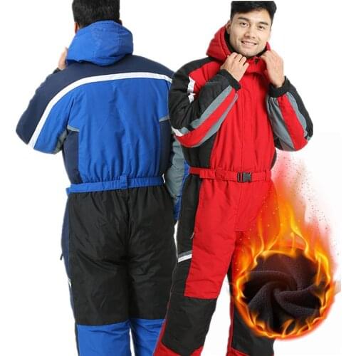 Russia Snowsuit Kids Ski Suit Waterproof Windproof Children Thicken Warm Snow Jumpsuit For Boys Girls Snowboard Skiing Jacket