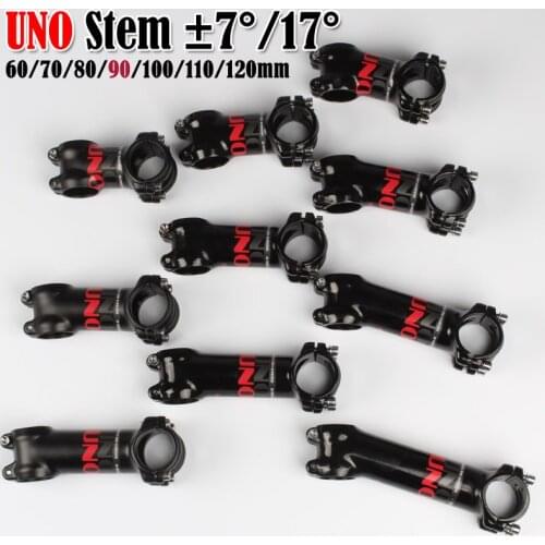 Light Weight Bicycle stem 6061 Aluminium alloy 7 Degree / 17 degree 60/70/80/90/100/110/120mm 7 sizes to choose