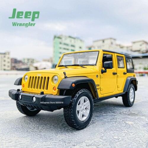 Maisto 1:24 2015 JEEP WRANGLER UNLIMITED buggy simulation alloy car model crafts decoration collection toy tools gift