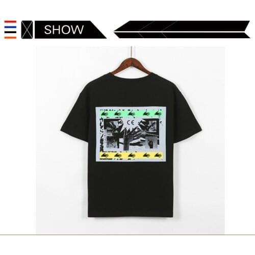 Chao brand CAV empt short sleeve T-shirt C.E cavempt ghost hand color printing loose short sleeve shirt for men and women
