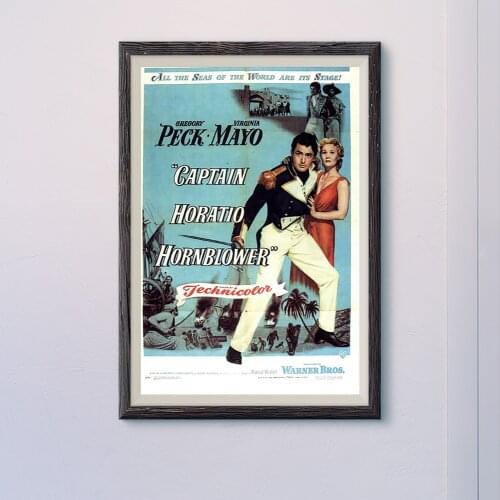 N041 CAPTAIN HORATIO HORNBLOWER Vintage Classic Movie Wall Silk Cloth HD Poster Art Home Decoration Gift