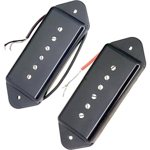 A Set 2 Pcs Black Dog ear 6 String Pickup for Electric guitar accessories parts Musical instrument