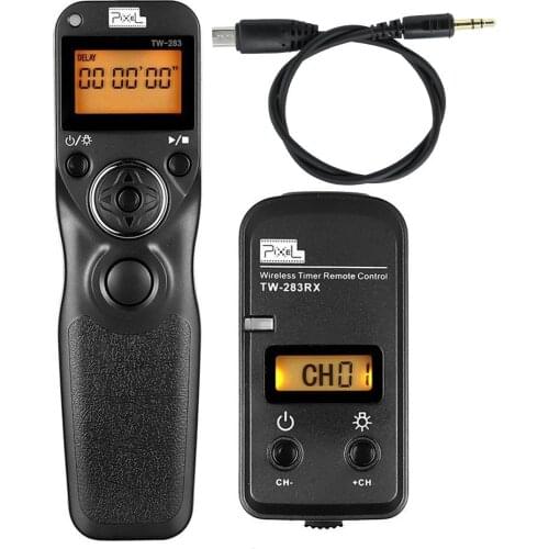 Pixel TW-283 S2 Wireless Timer Shutter Release Remote Control For Sony A58 A7 A7R A7II A7RII A75 A6300 A6000 A3000 HX300 RX100II