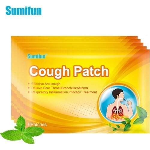 Sumifun 24/30pcs Chinese Cough Patches Excessive Phlegm Medical Plaster Treatment Bronchial Pneumonia Fever Cough Wheezing